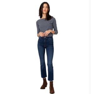 Mother The Hustler Ankle Fray Home Movies Blue Jeans denim high rise Classic